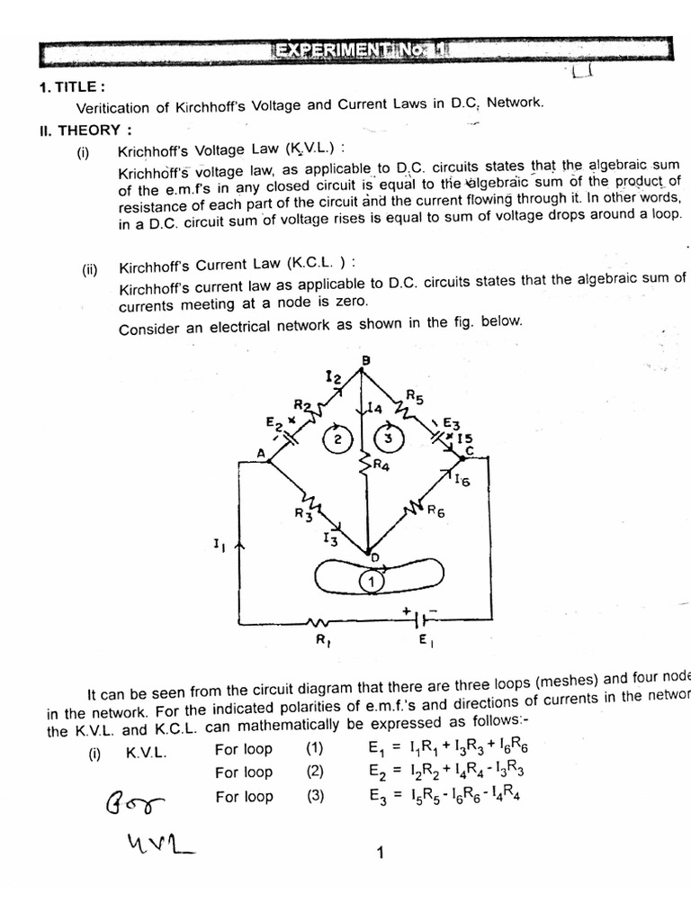 Basic Electrical Lab Manual PDF