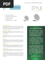 Spotphonics STYLE-POWERSTYLE Brochure