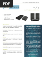 Spotphonics Max Powermax Stereomax Brochure