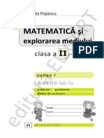 matemarica si explorarea mediului clasa a II-a