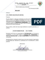 Carta de Presentación N°305