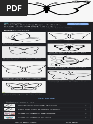 butterfly drawing easy - Google Search