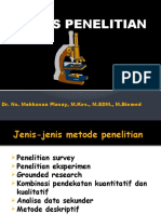 Lecture Jenis Penelitian - Konversi