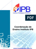 Coordenação de Ensino Instituto IPB: Didática E Avaliação Na Aprendizagem em Física