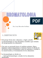 Bromatología alimentos
