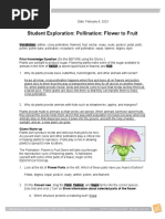 Assignment 2022-PollinationFlowerFruit