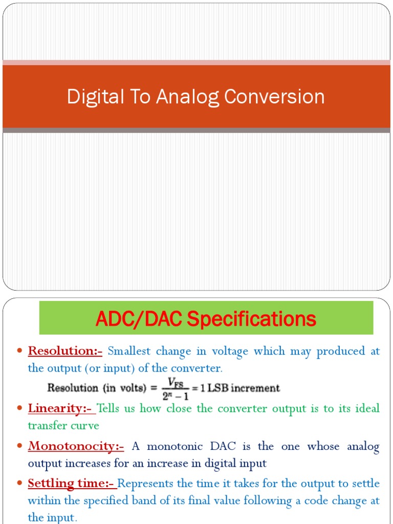 3 D To A and A To D Conversion PDF