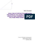 Analysis of Mitigation Methods For Sheath Circulating Currents