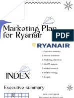 Marketing Plan For Ryanair