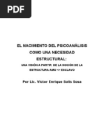 Nacimiento Del Psicoanalisis