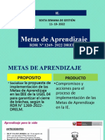 Metas de Aprendizaje PPT Martes 11 Oct.