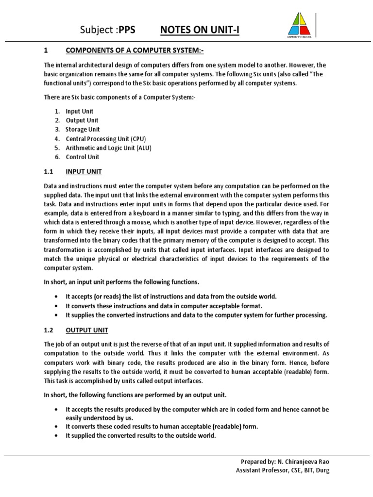 Understanding Computer System Components | PDF | Central Processing ...