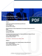 UNIABRAPP Programa Executivo Calendario - 25 - Edicao