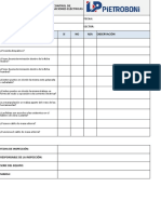 Check List Prolongaciones Electricas