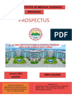 Prospectus - MPH Course January 2022 - Offline - Docx