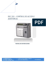 BSC 201 Control de Asistencia Guía Usuario