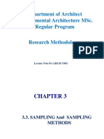 Chapter 3.2-Sampling & Sampling Design