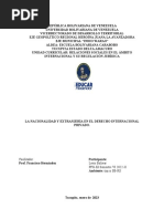 Ensayo Nacionalidad Levis Bolivar