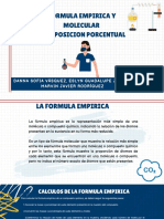 Formula Empírica y Molecular Composición Porcentual