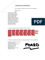 Clasificación Archivo