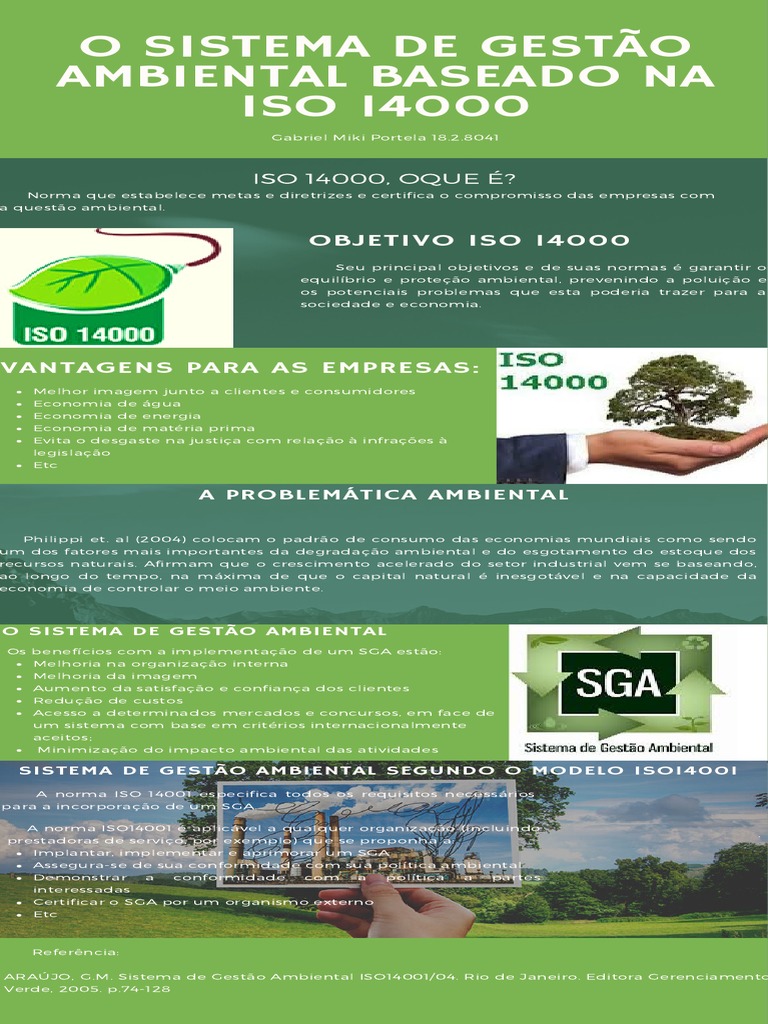 Sistema de Gestão Ambiental ISO 14001 | PDF | Gestão de recursos ...