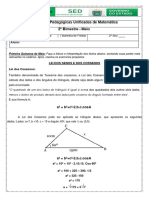 Lei dos Senos e Cossenos: explicação, fórmula e exercícios