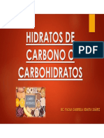 Hidratos de Carbono o Carbohidratos