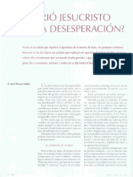 ¿Murió Jesucristo en La Desesperación?: P. Ariel Álvarez Valdés