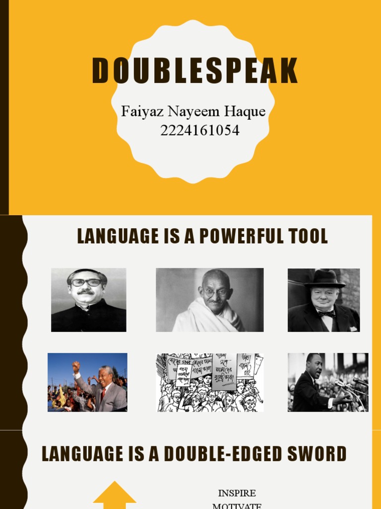 Understanding Doublespeak and Its Impact | PDF