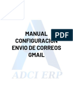 Manual Configuración Envio de Correos Gmail