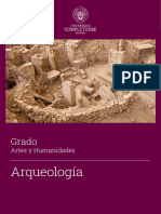 Arqueología: Grado