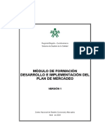 Desarrollo e Implementación Del Plan de Mercadeo 