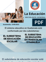 LA EDUCACIÓN 