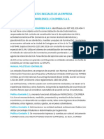 Datos Iniciales de La Empresa Politicas Contables PDF