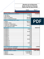 FORMATO PARA ESTADO DE SITUACIÓN FINANCIERA