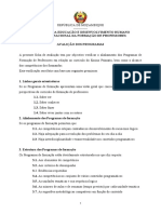 Avaliação dos Programas de Formação de Professores Moçambique