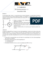 TD2 Electromagnétisme ESTA