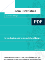 Introdução aos testes de hipóteses