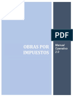 DNP - Proyecto de Resolución. Adopción Del Manual - ANEXO - Proyecto Manual Operativo Obras Por Impuestos 2.0