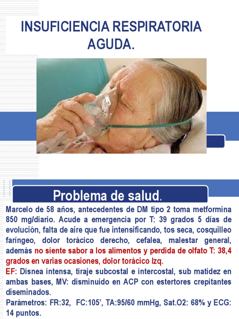 Insuficiencia Respiratoria Aguda. PDF Sistema respiratorio Pulmón