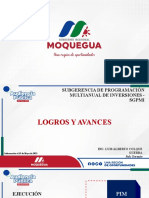 Ejecución presupuestal Gobierno Regional Moquegua 2023