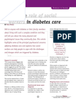 Defining The Role of Social Workers in Diabetes Care