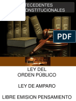 4. a Historia Leyes Constitucionales
