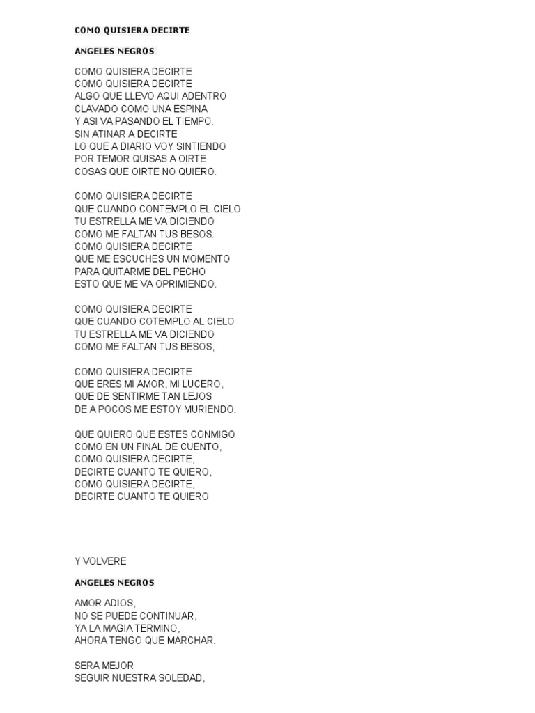 Letras Karaoke 2015 | PDF | Amor | Valses