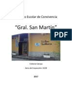 "Gral. San Martín": Acuerdo Escolar de Convivencia