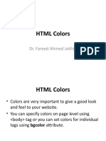 Lecture 11 - HTML Colors