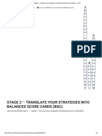 Stage 2 – Translate Your Strategies Into Bsc