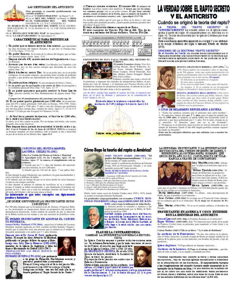 Rapto Secreto | PDF | antecristo | Número de la bestia