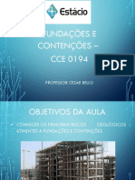 Fundações e Contenções - Aula 2 - Prof. Cezar Bello