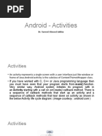 Lecture 6 - Android - Activities